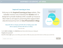 Tablet Screenshot of inspiredlearningationa.org